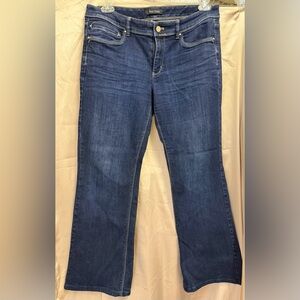 White House Black Market Dark Blue Boot Cut Jeans